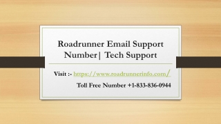 Roadrunner Technical Support 1-833-836-0944 | Roadrunner Helpline Number