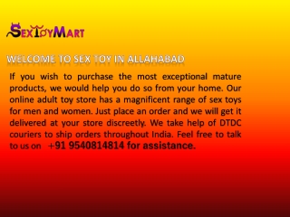 SEX TOY IN ALLAHABAD | CALL  91 9540814814