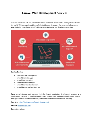 Laravel Development Services