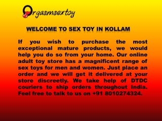 Sex Toy In Kollam