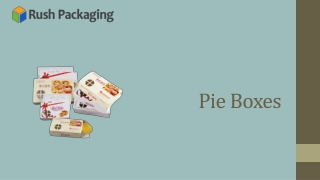 Pie Boxes Packaging Wholesale