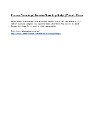 Zomato Clone App | Zomato Clone App Script | Zomato Clone