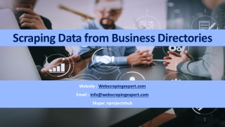 Scraping Data from Business Directories