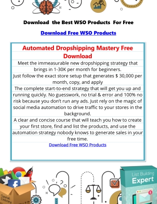 Download Free WSO Products