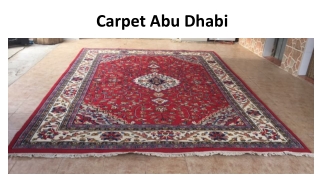 Carpet Abu Dhabi