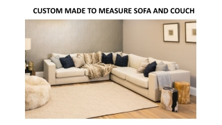 Custom Made to Measure Sofa in Dubai