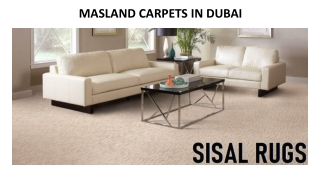 MASLAND CARPETS DUBAI