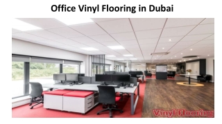 Office Vinyl Flooring in Dubai