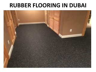 RUBBER FLOORING DUBAI