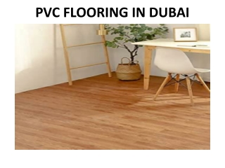 PVC FLOORING IN DUBAI