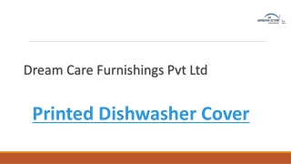 printed dishwasher cover