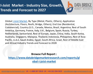 I-Joist Market – Industry Trends and Forecast to 2028