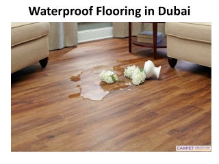 Waterproof Flooring in Abu Dhabi