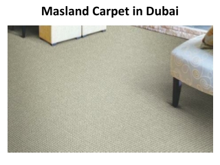 Masland Carpet in Dubai