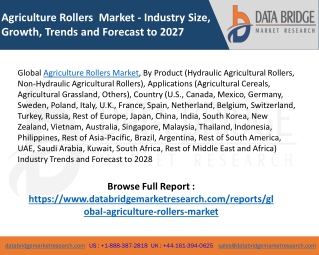 Agriculture Rollers Market