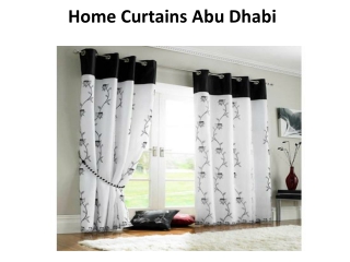 Home Curtains Varieties In Abu Dhabi
