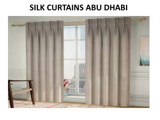 Silk Curtains for sale