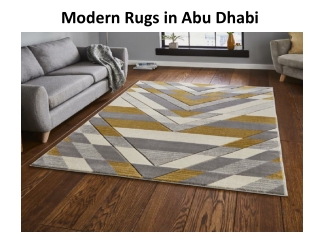Modern Rugs in Dubai