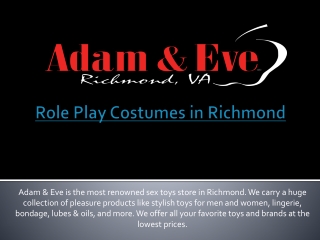 Role Play Costumes Shop in Richmond
