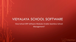 How School ERP Software Modules Enable Seamless School Management