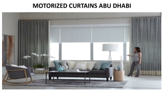 MOTORIZED CURTAINS ABU DHABI
