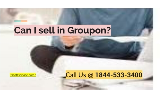 Can I sell in Groupon_