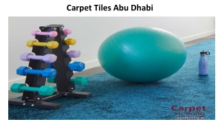 Carpet Tiles Abu Dhabi