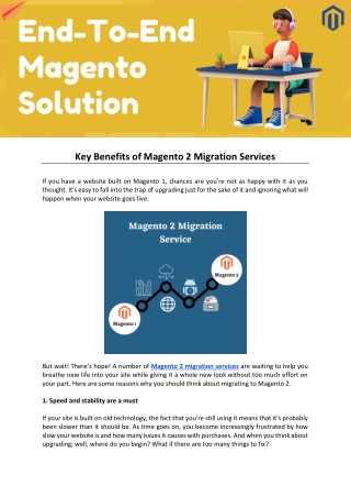 Key Benefits of Magento 2 Migration Services