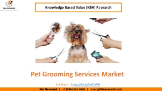 Pet Grooming Services Market