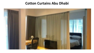 COTTON CURTAINS ABU DHABI