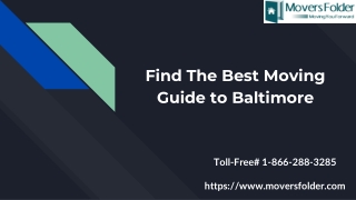 Find The Best Moving Guide to Baltimore