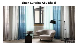 Linen Curtains Abu Dhabi