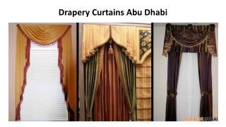 Drapery Curtains Abu Dhabi