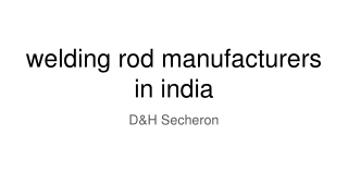 welding rod manufacturers in india