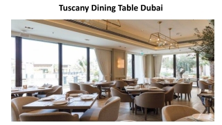 Tuscany Dining Table Dubai