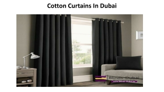 Cotton Curtains In Dubai