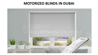 MOTORIZED BLINDS IN DUBAI