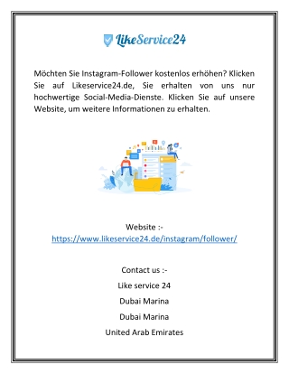 Instagram-Follower kostenlos  Likeservice24.de-converted