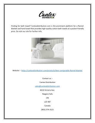 Flannel Blanket  Cantexdistribution.com