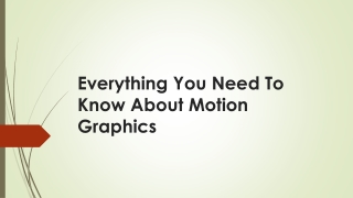 Everything You Need to Know About Animation in Detail