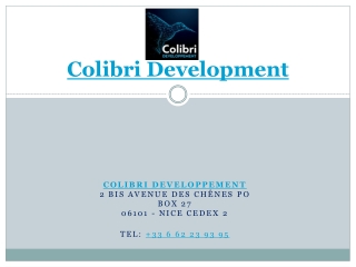 Colibri Development