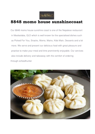 5% Off - 8848 momo house sunshine coast Nepalese Menu Mooloolaba, QLD