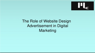The Role of Website Design Advertisement in Digital Marketing