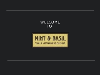 Mint & Basil Signature Drinks You Must Try