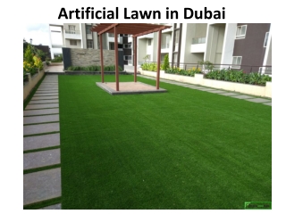 Artificial Lawn in Dubai