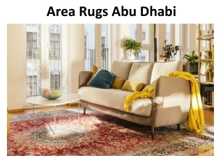 Area Rugs In Abu dhabi