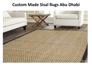 CUSTOM MADE SISAL RUGS