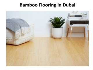Bamboo Flooring in Dubai