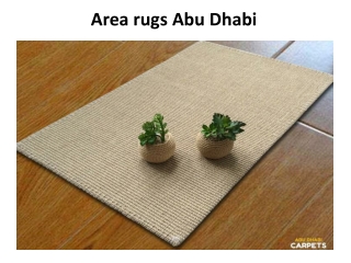 Area rugs in Abu Dhabi