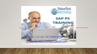 SAP PS Training | SAP PS Online Training - Vision Tech Online Trainings